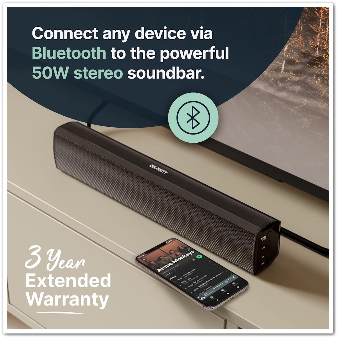 Majority BOWFELL Soundbar camarossAUDIO